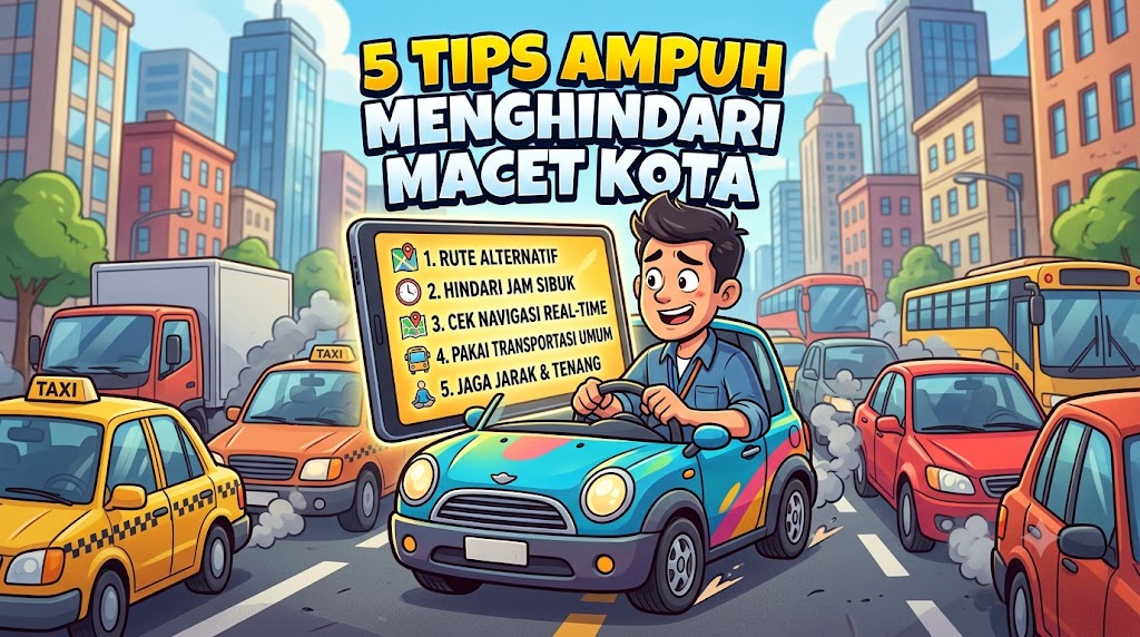 5 Tips Ampuh Menghindari Macet Kota yang Dipelajari di Lembaga Simulasi