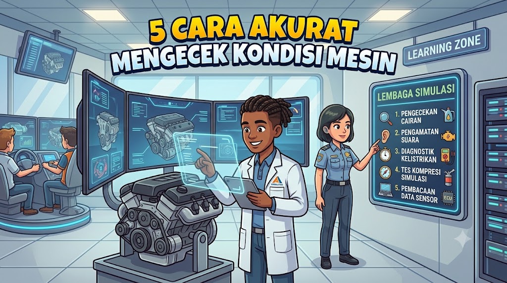 5 Cara Akurat Mengecek Kondisi Mesin yang Diajarkan Lembaga Simulasi